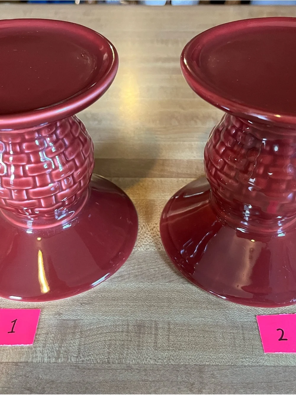 Longaberger pair ceramic